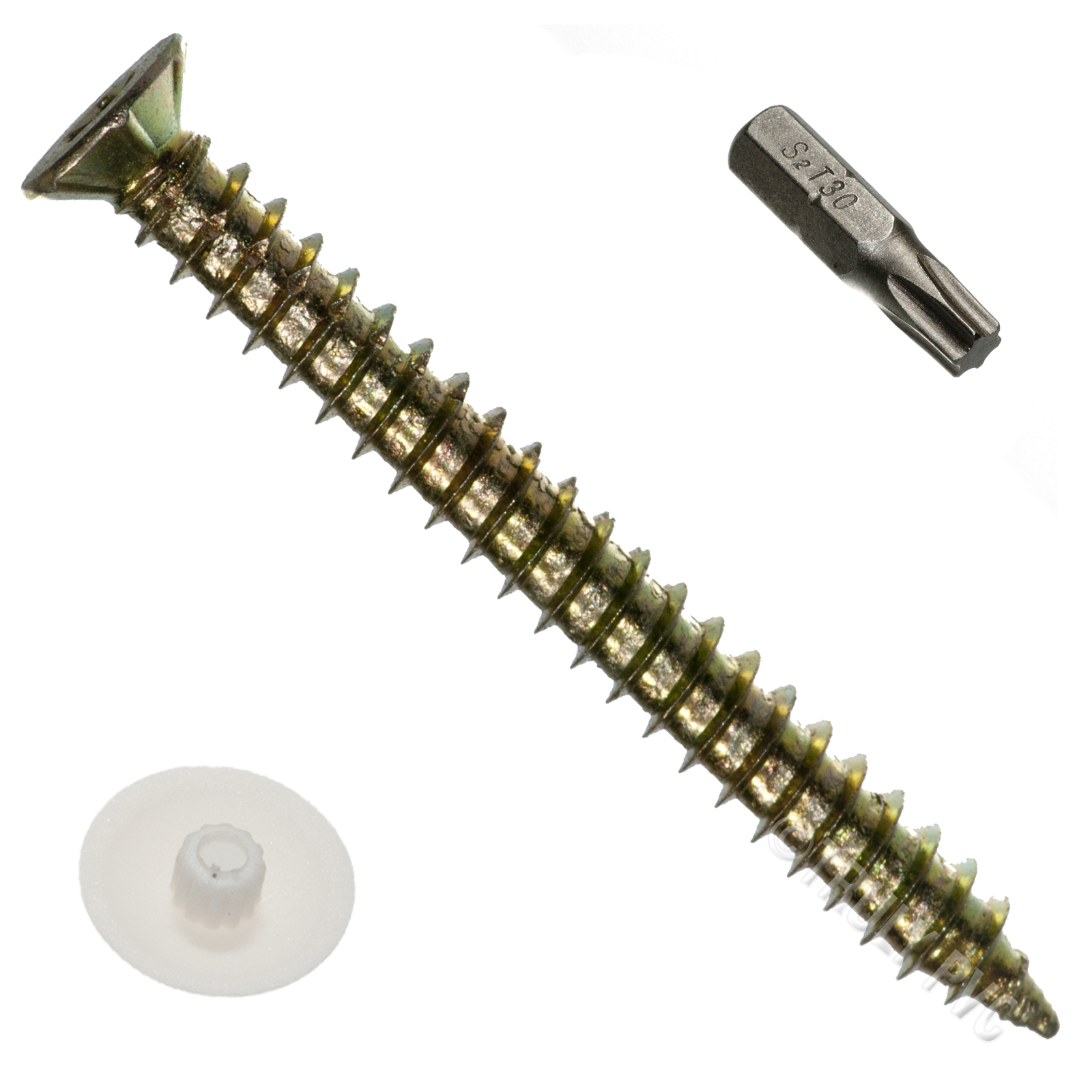 7.5mm Masonry Concrete Screws (100 Pack)