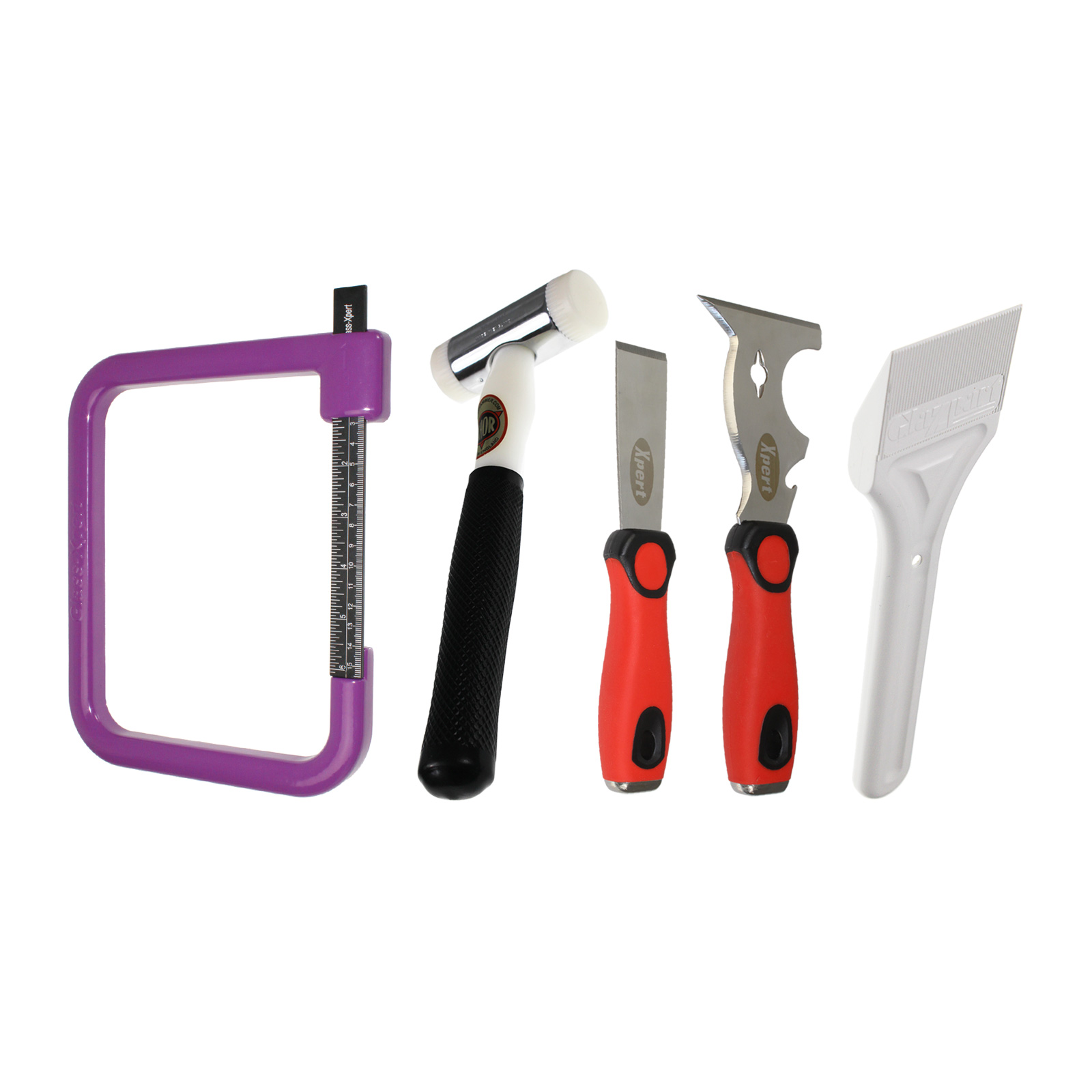 Glass Gauge, Hammer, Shovel & Knife Tool Kit