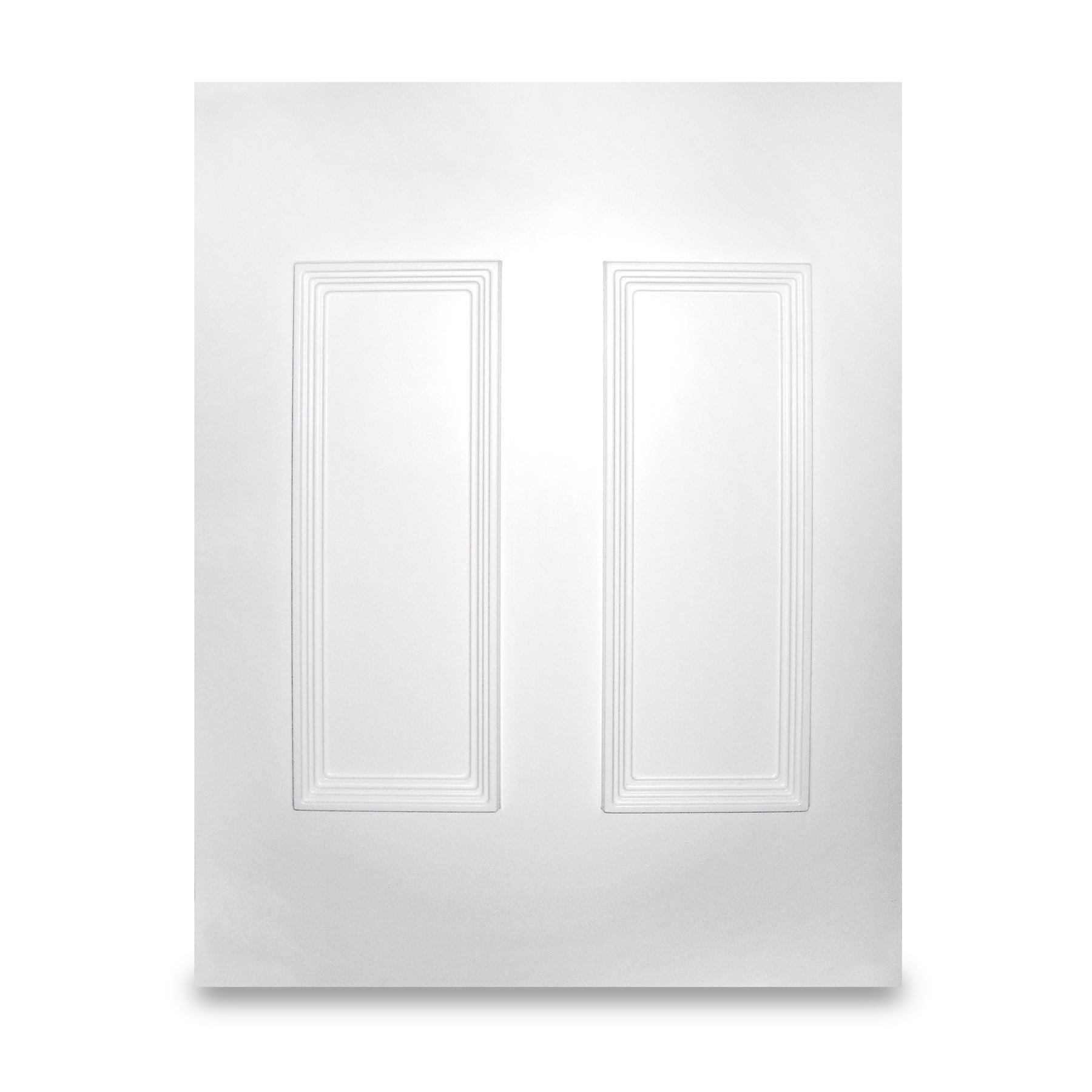 Manor Raised Moulded Half uPVC Door Infill Panel (700mm x 900mm)