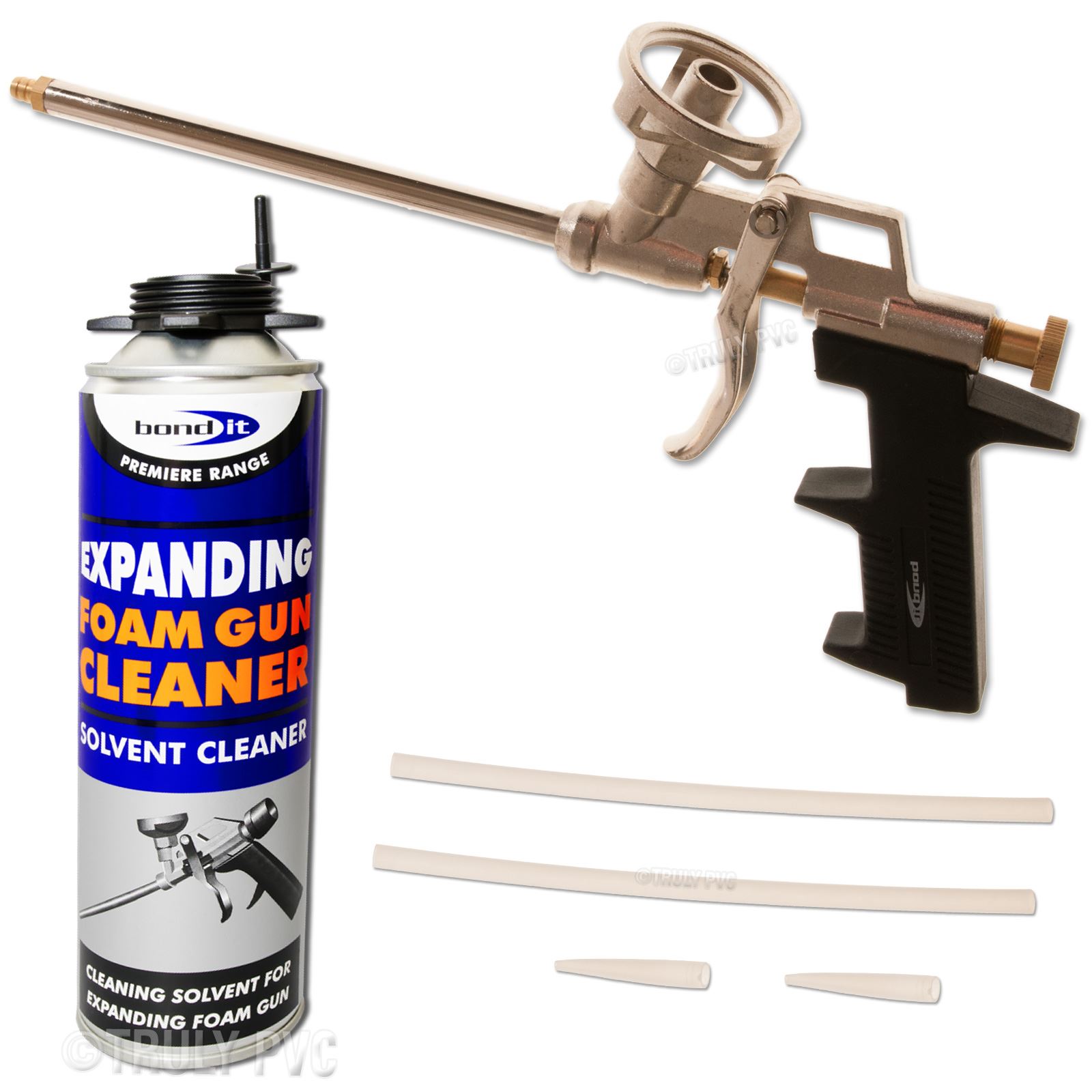 Pro PU Expanding Foam Gun + Cleaner