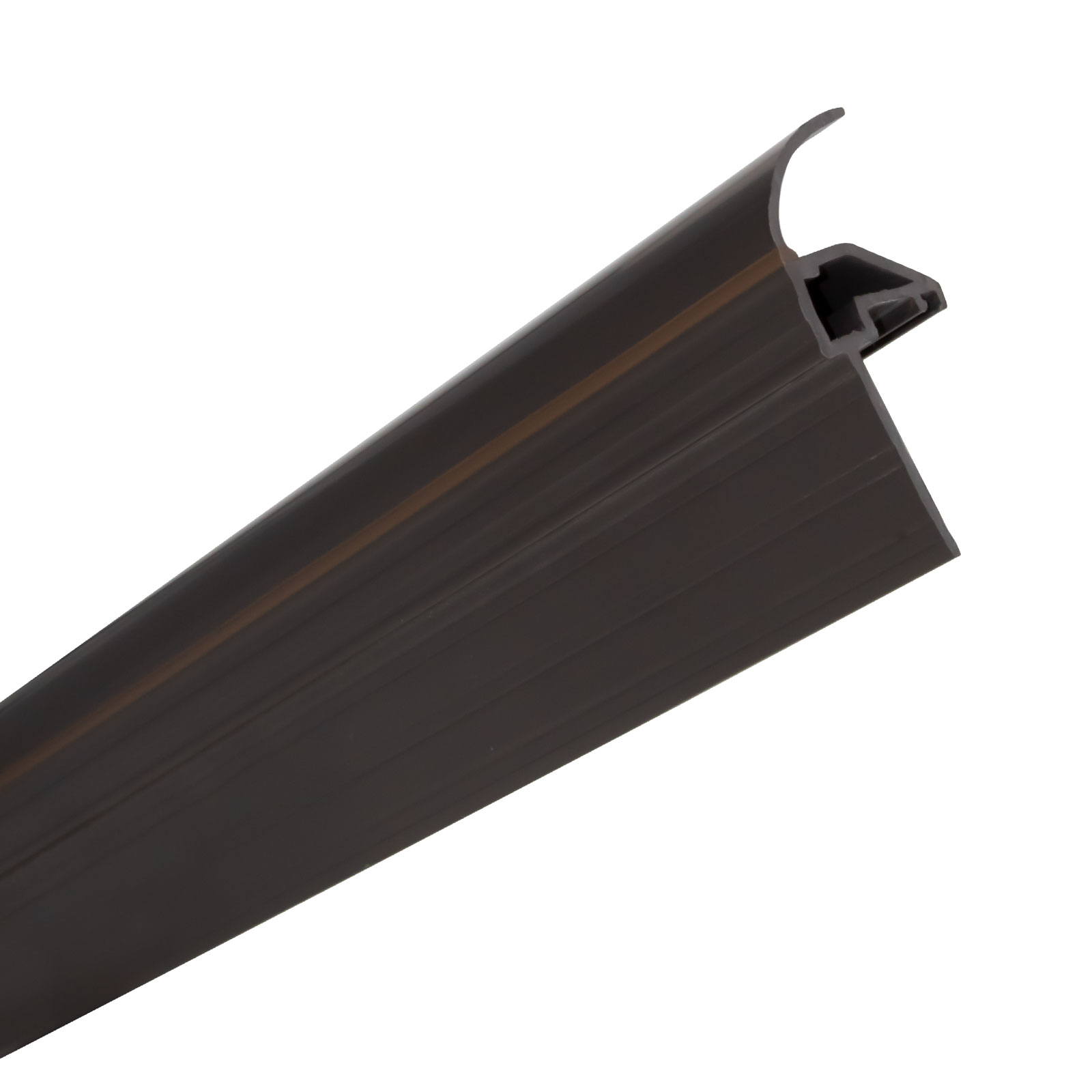 Brown Exitex Capex Snap Down Gable Finishing Profile Edge Trim