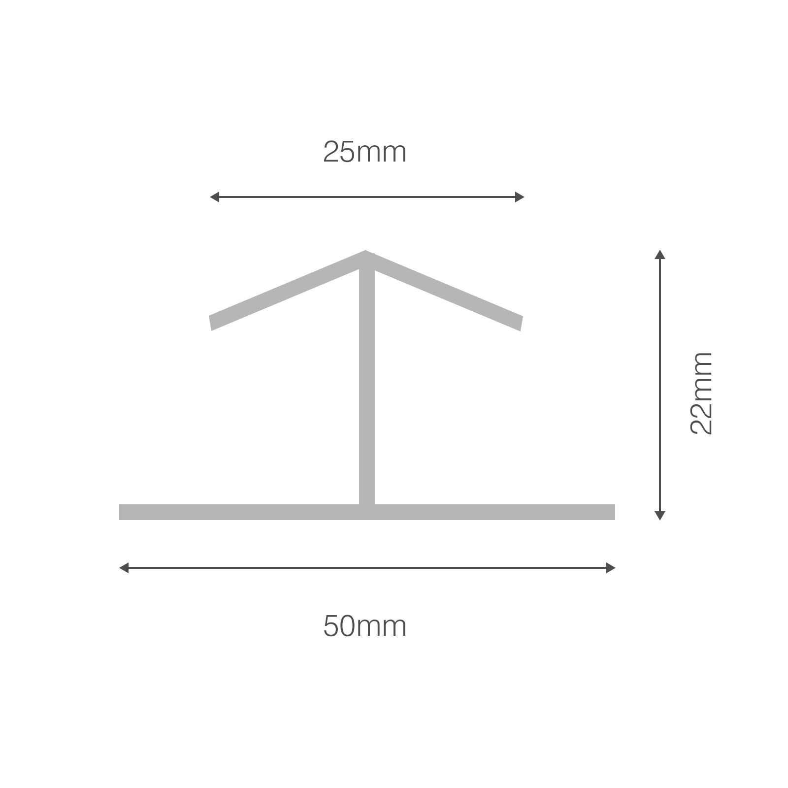 uPVC Shiplap Cladding H-Section Joint Trim