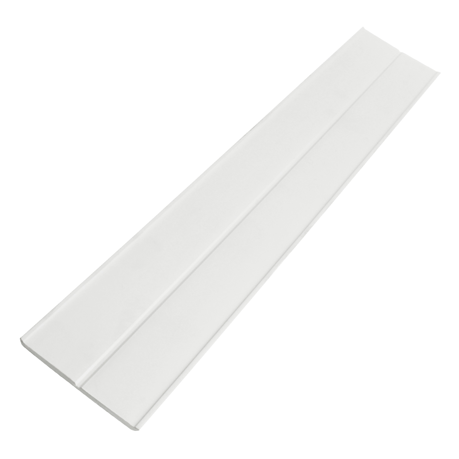 Underside of white 50mm Flexi Angle Adjustable uPVC Corner Trim (2.5m)