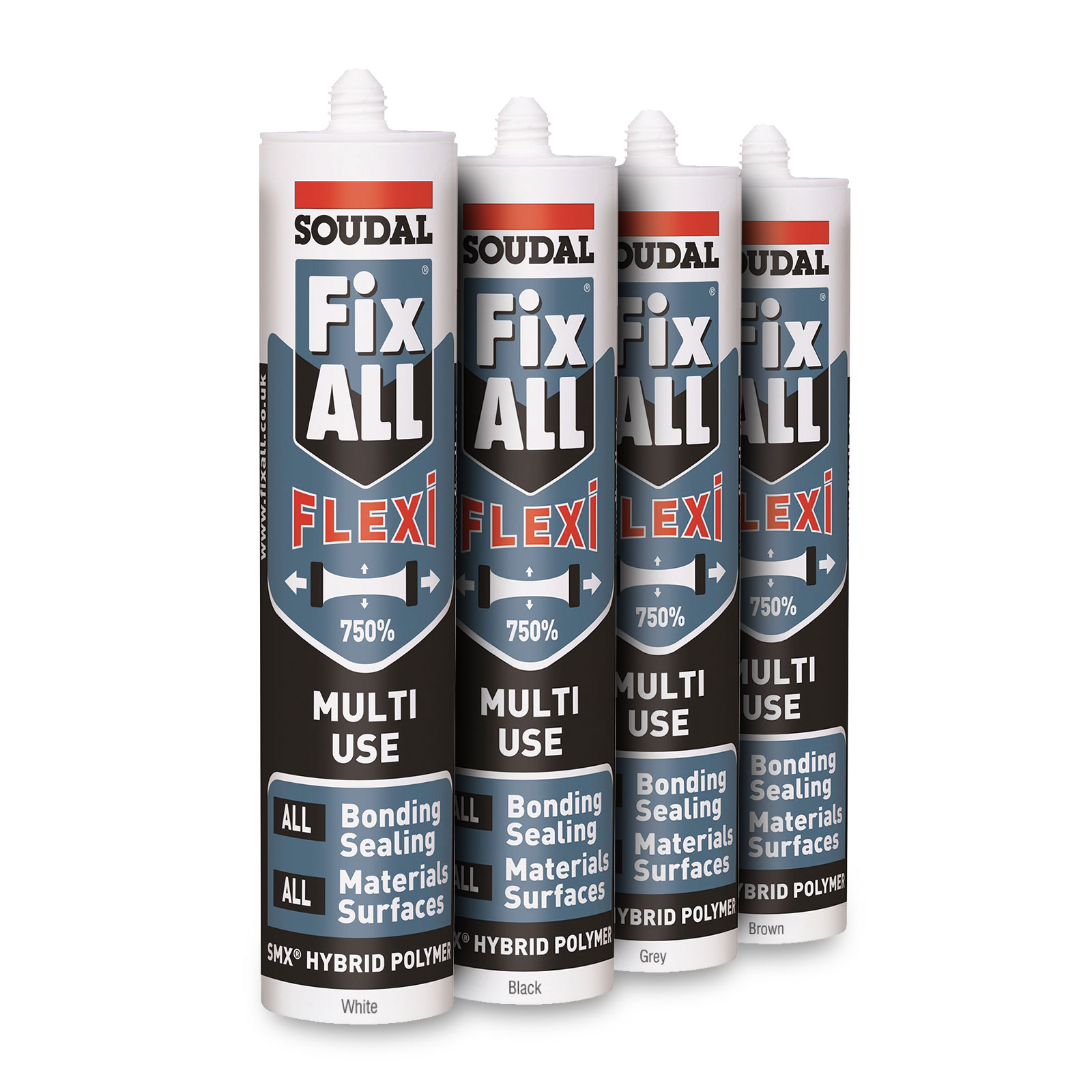 Soudal Fix ALL Flexi Sealant & Adhesive Neutral SMX Hybrid Polymer