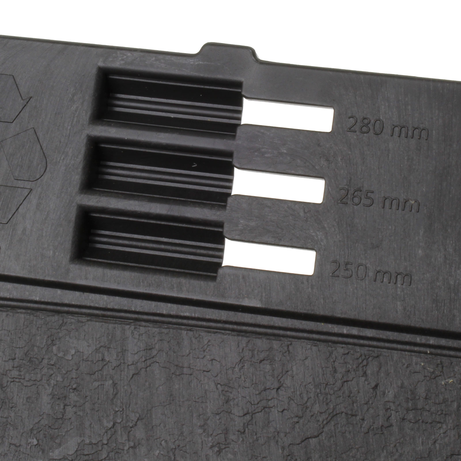 Lap Gauge of 8Fix Slide Lock Groves of Envirotile Synthetic Slate Roof Tile Plastic Roofing