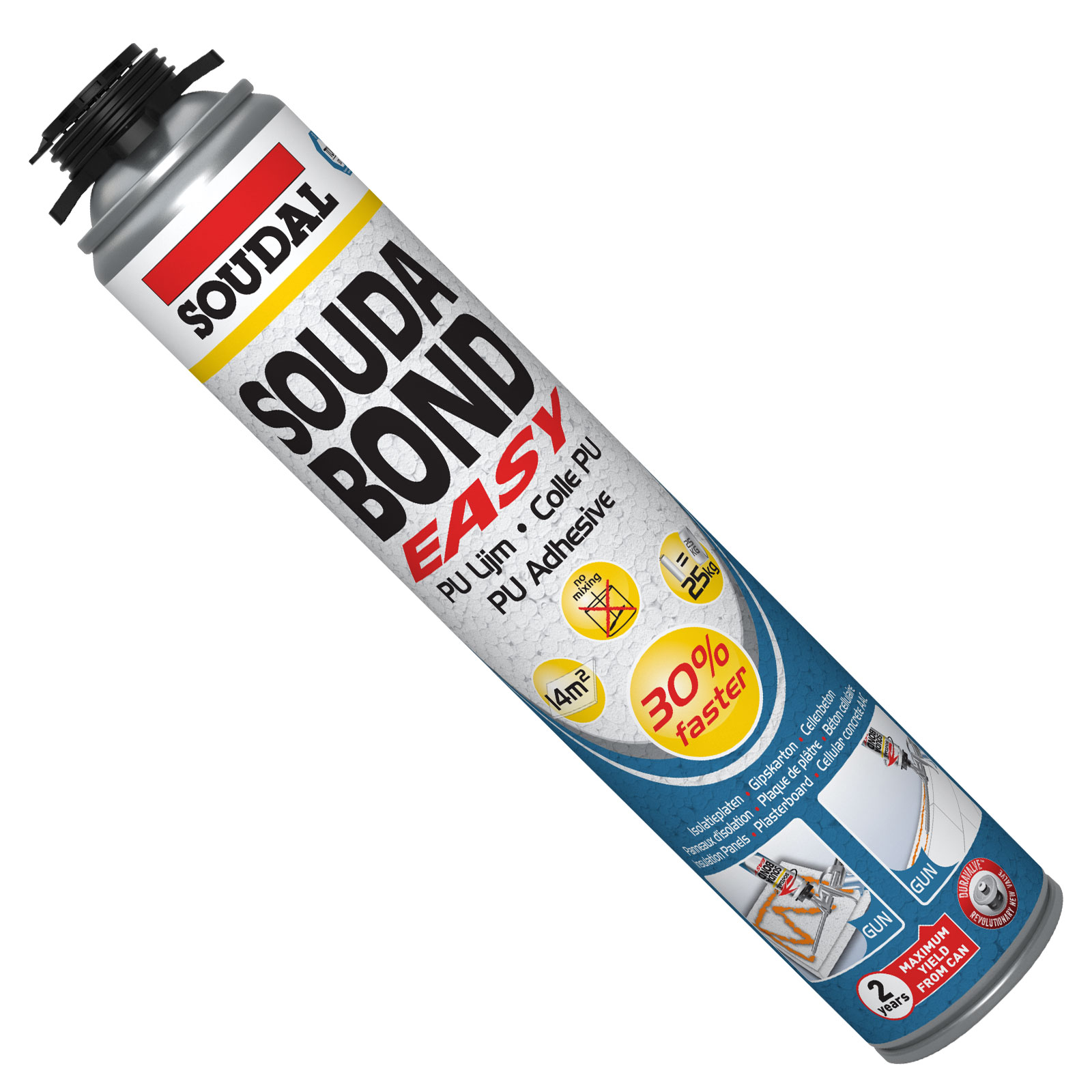 Gun Grade Soudabond Easy PU Adhesive Foam