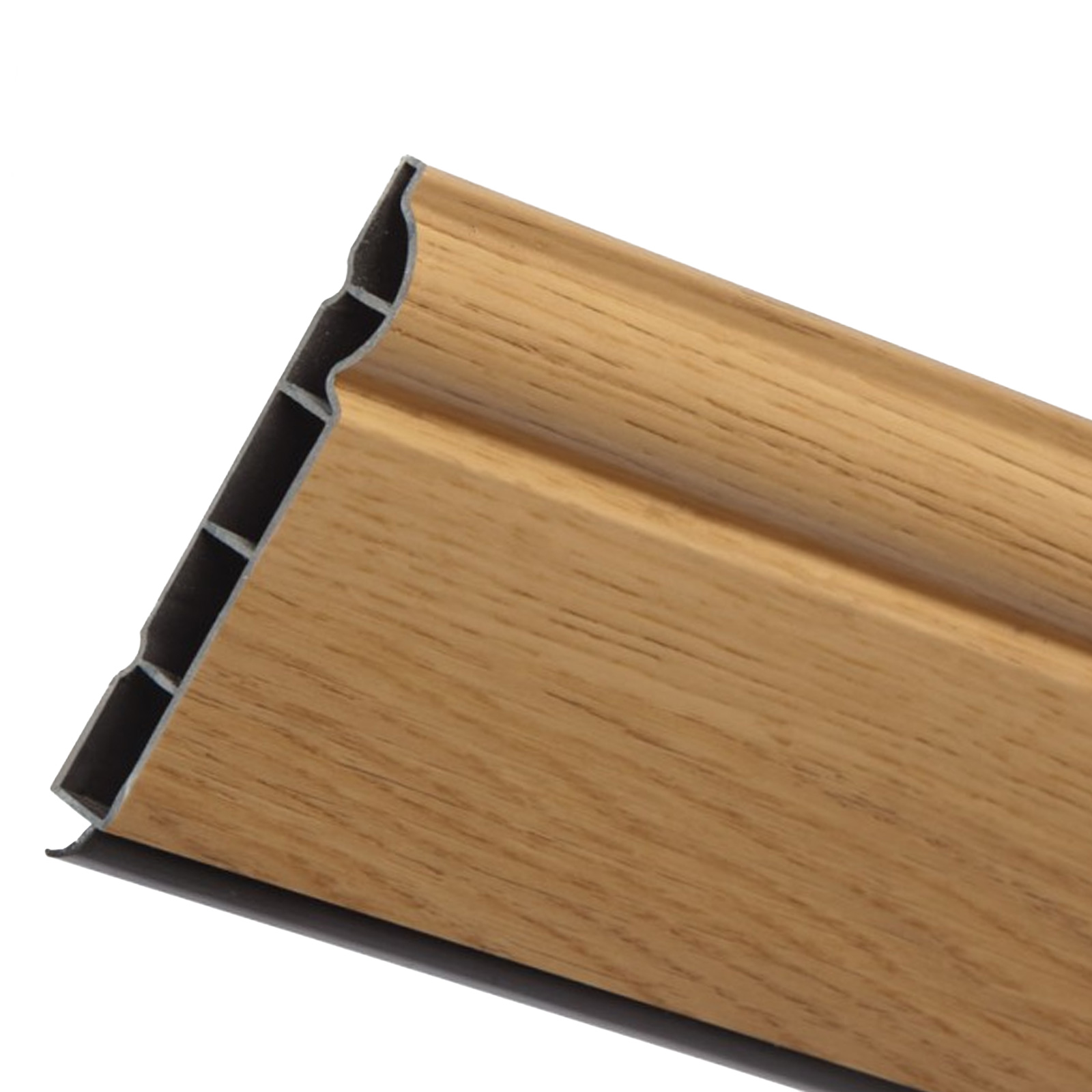 English Oak 100mm 4" Traditional Torus Ogee Plastic Skirting Board from Roomline