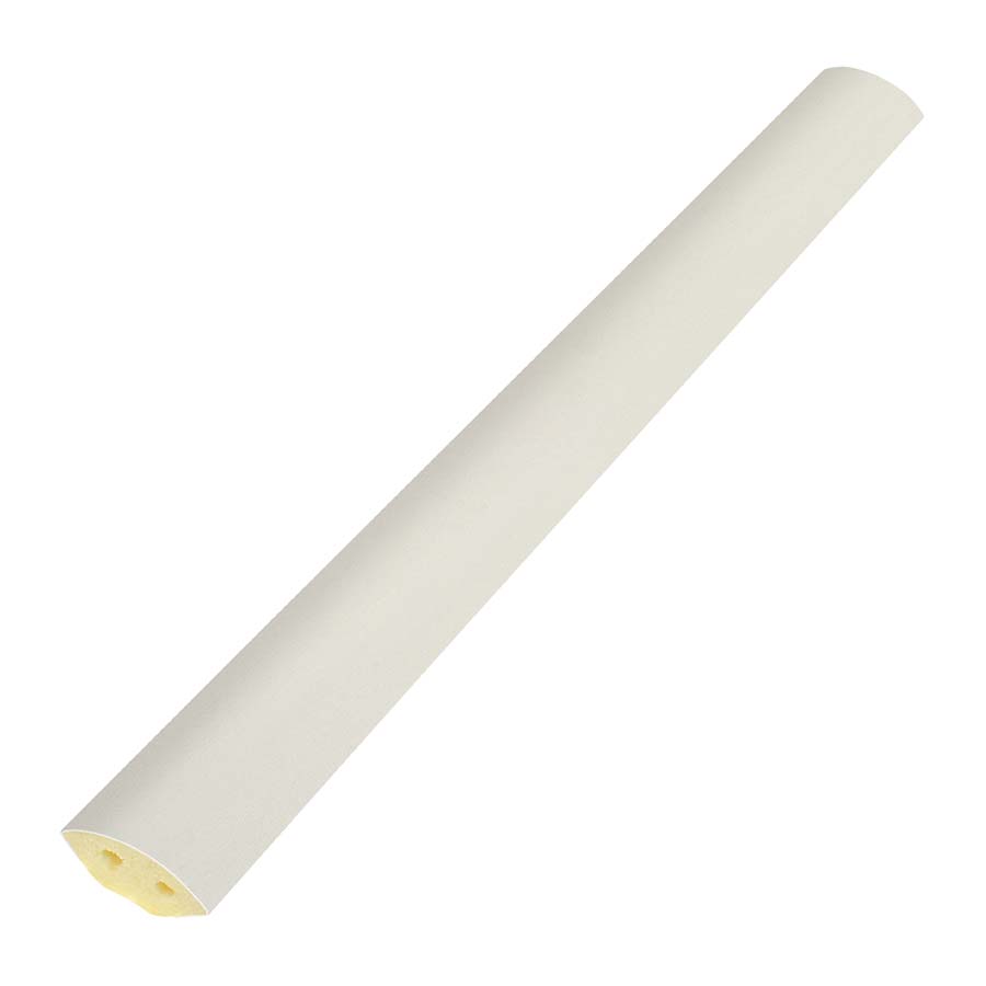 White Quadrant Bead uPVC Plastic Window Door Floor Trim