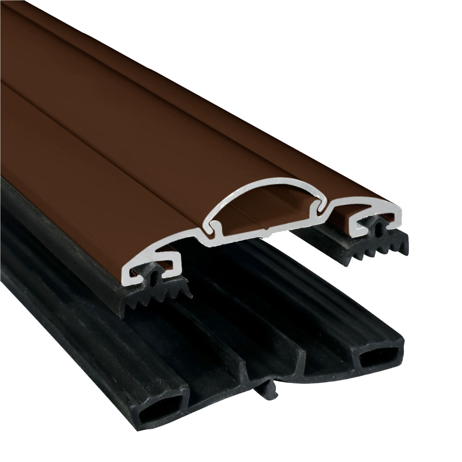 Brown 50mm Sunwood Screw-Down Glazing Main Bar for Conservatory Lean-to Roof