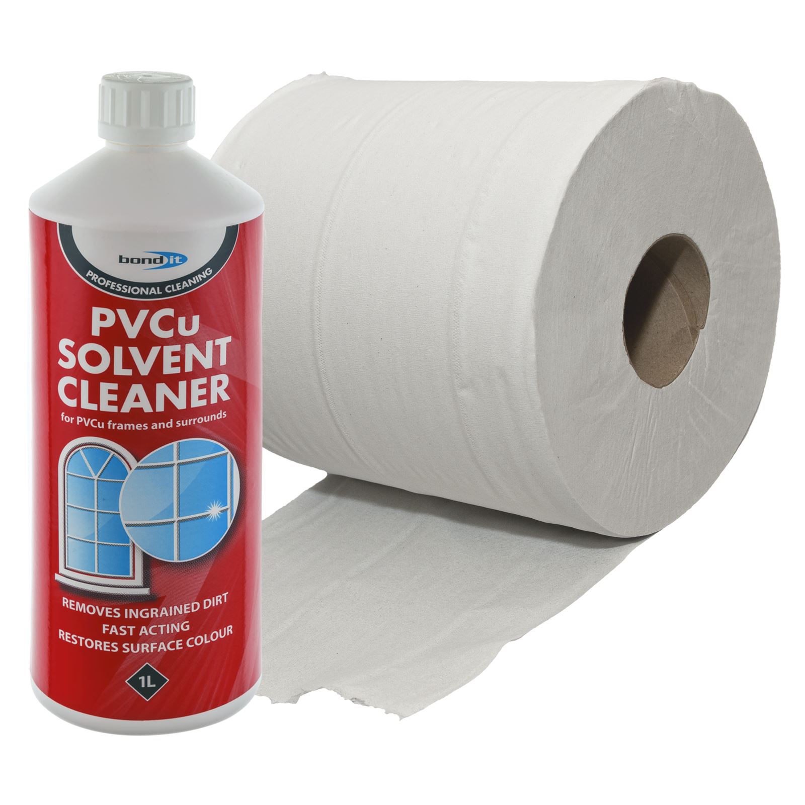 PVCu Solvent Cleaner + Tissue