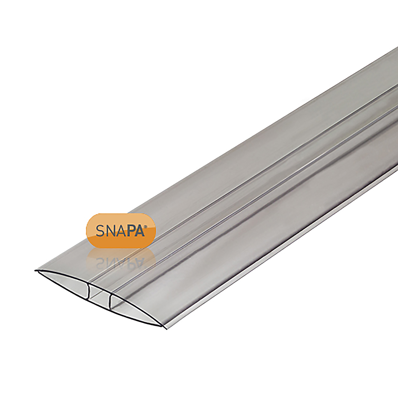 SNAPA Polycarbonate H-Section (Clear)