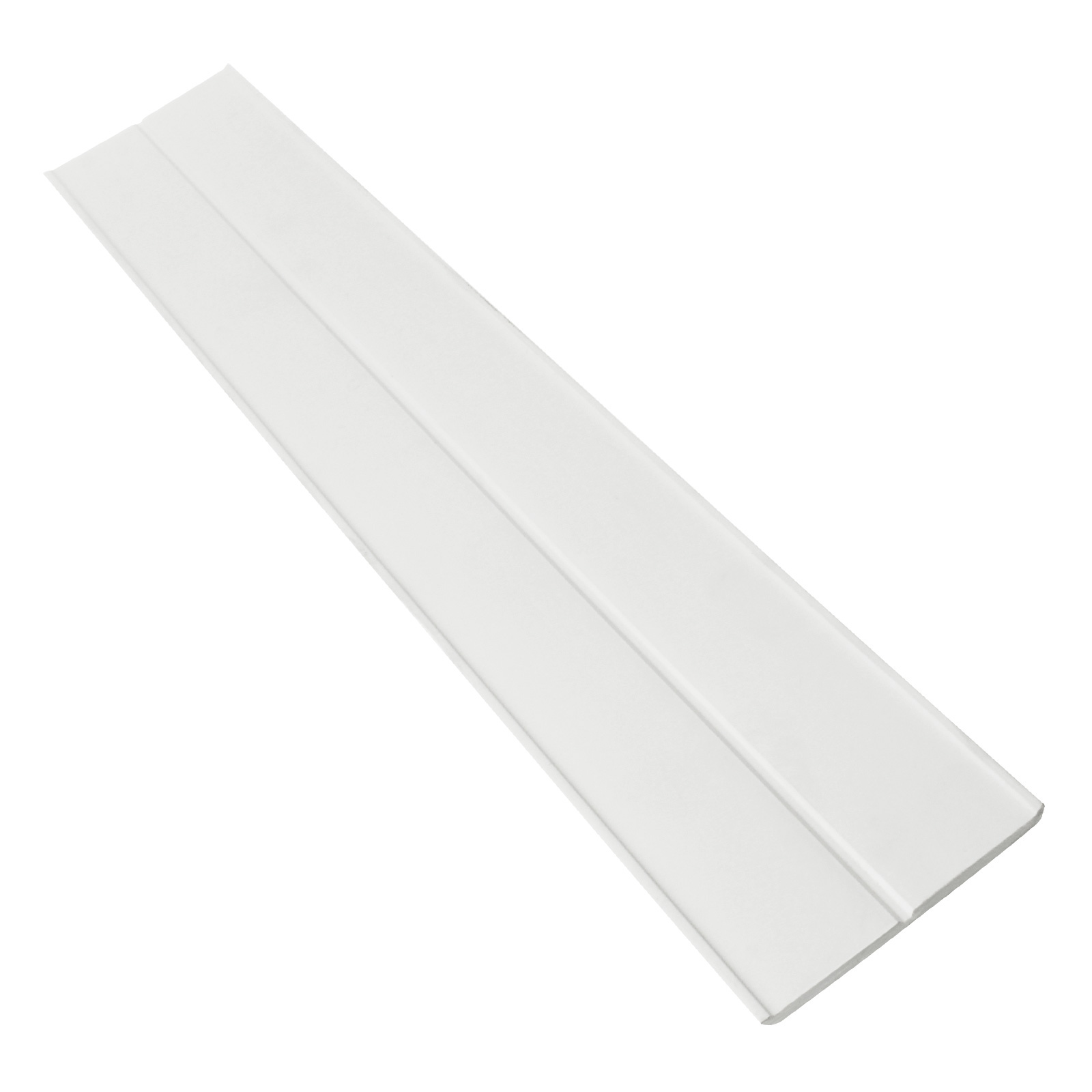 Underside of White 50mm Flexi Angle Adjustable uPVC Plastic Folding Corner Trim (5m)