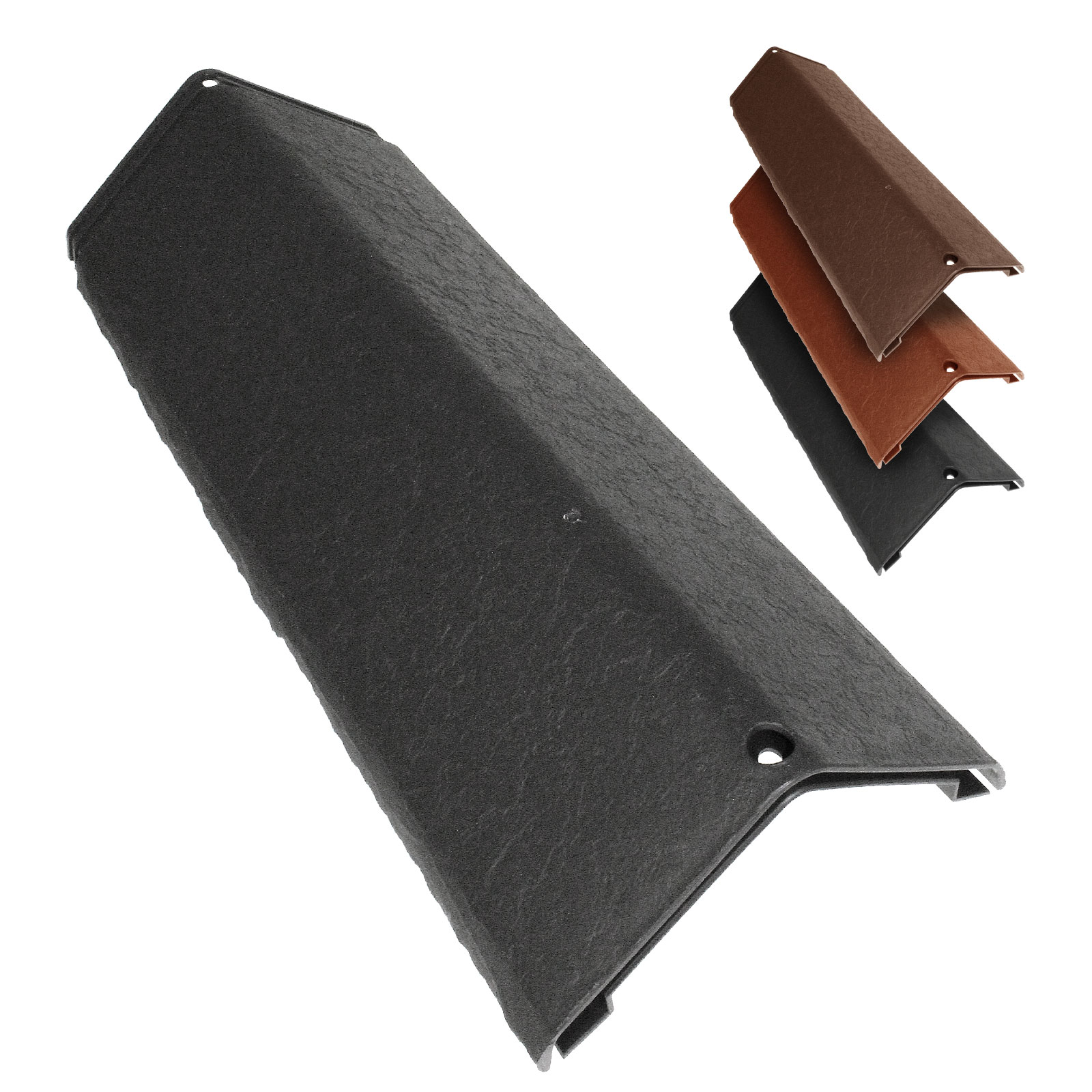 Envirotile Hip Cap for Synthetic Plastic Roof Tile