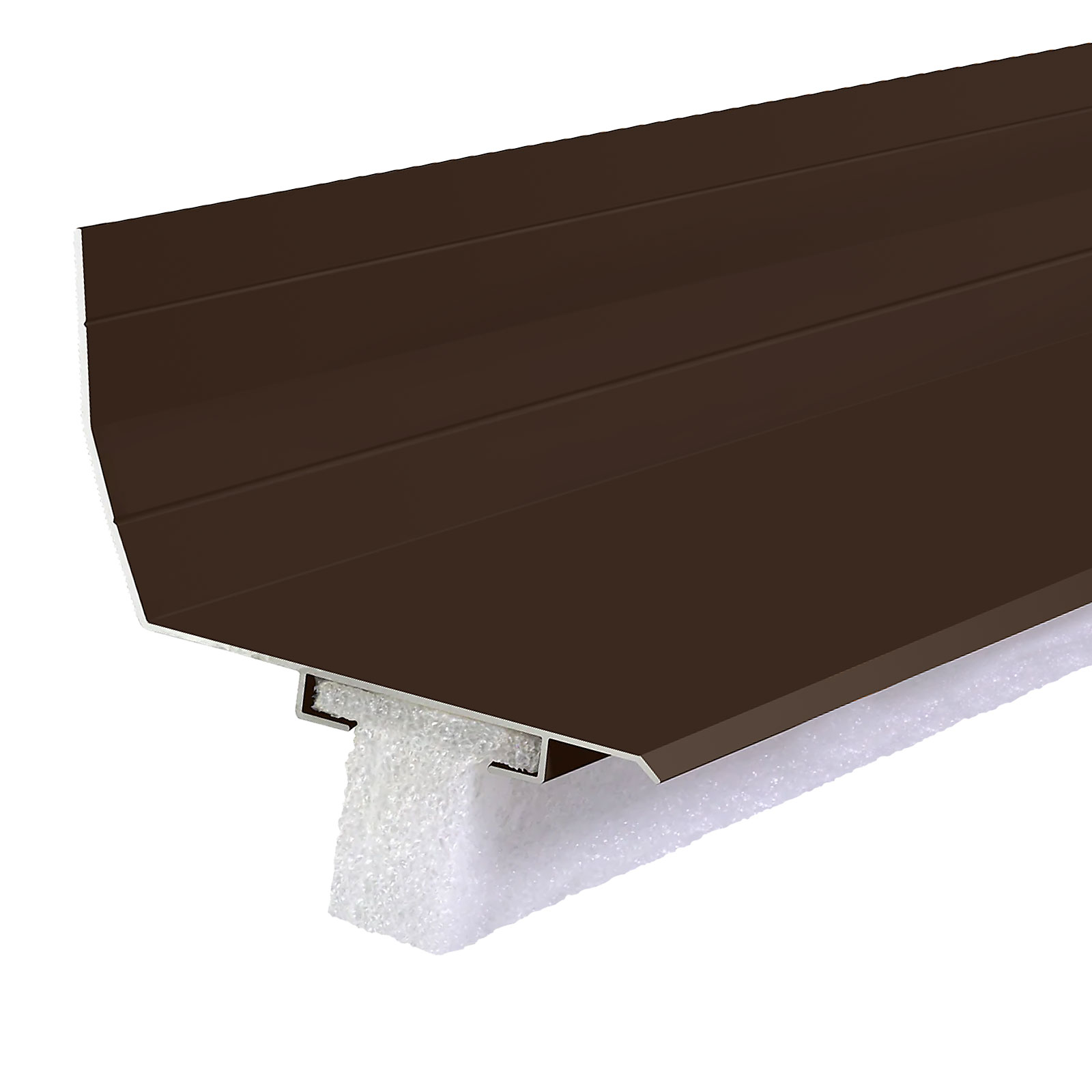 Dark Brown Lean-to Roof Aluminium Wall Flashing Trim