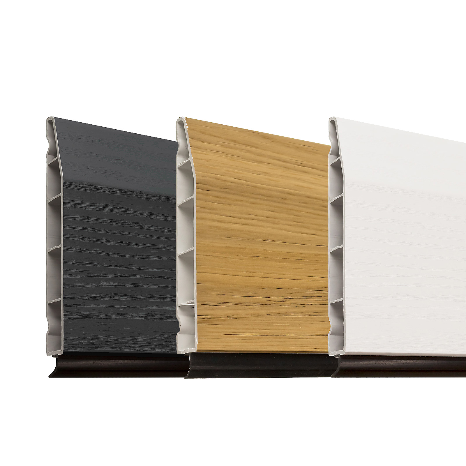 100mm 4" Modern Chamfered Plastic Skirting Board from Roomline