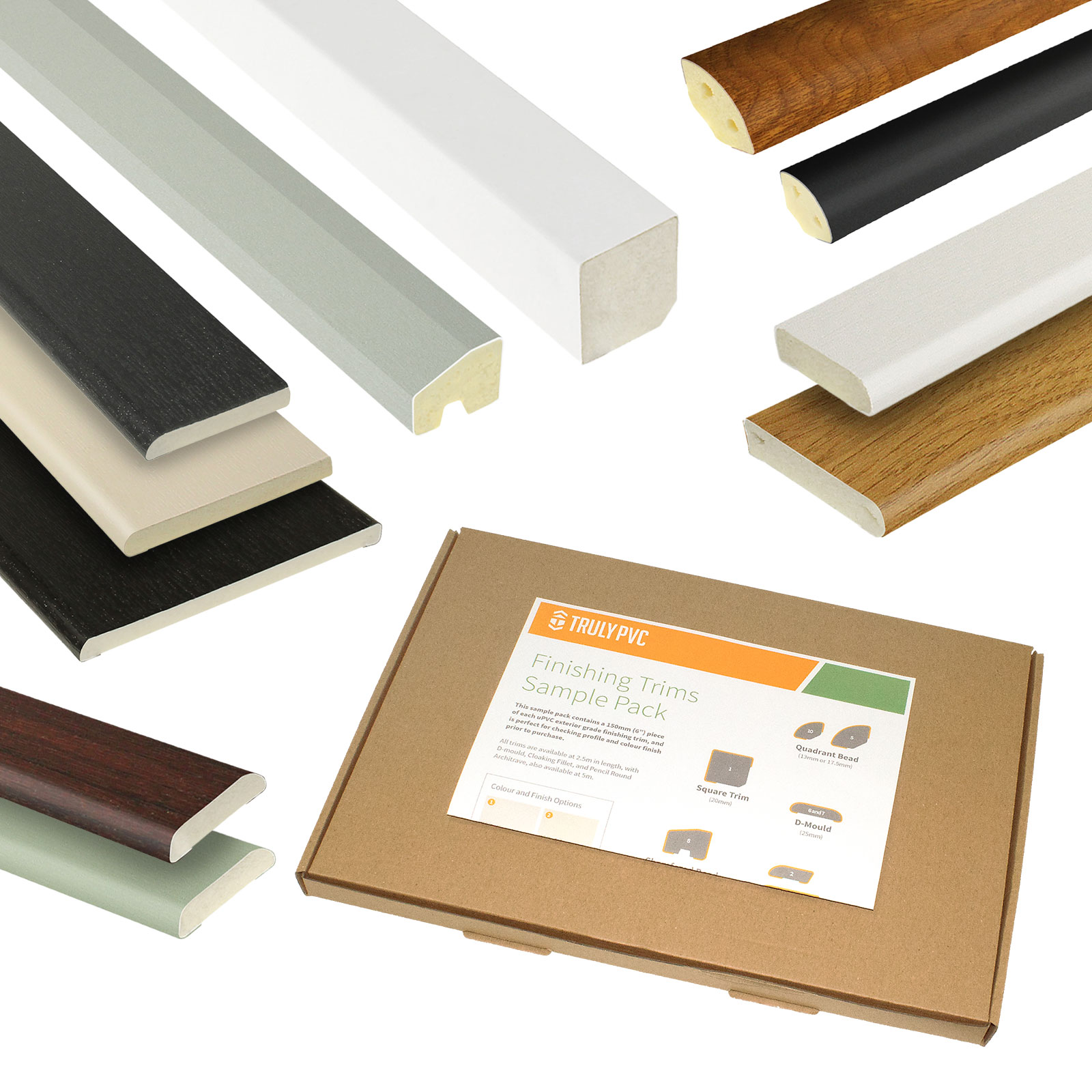 UPVC Window & Door Finishing Trim Sample Pack