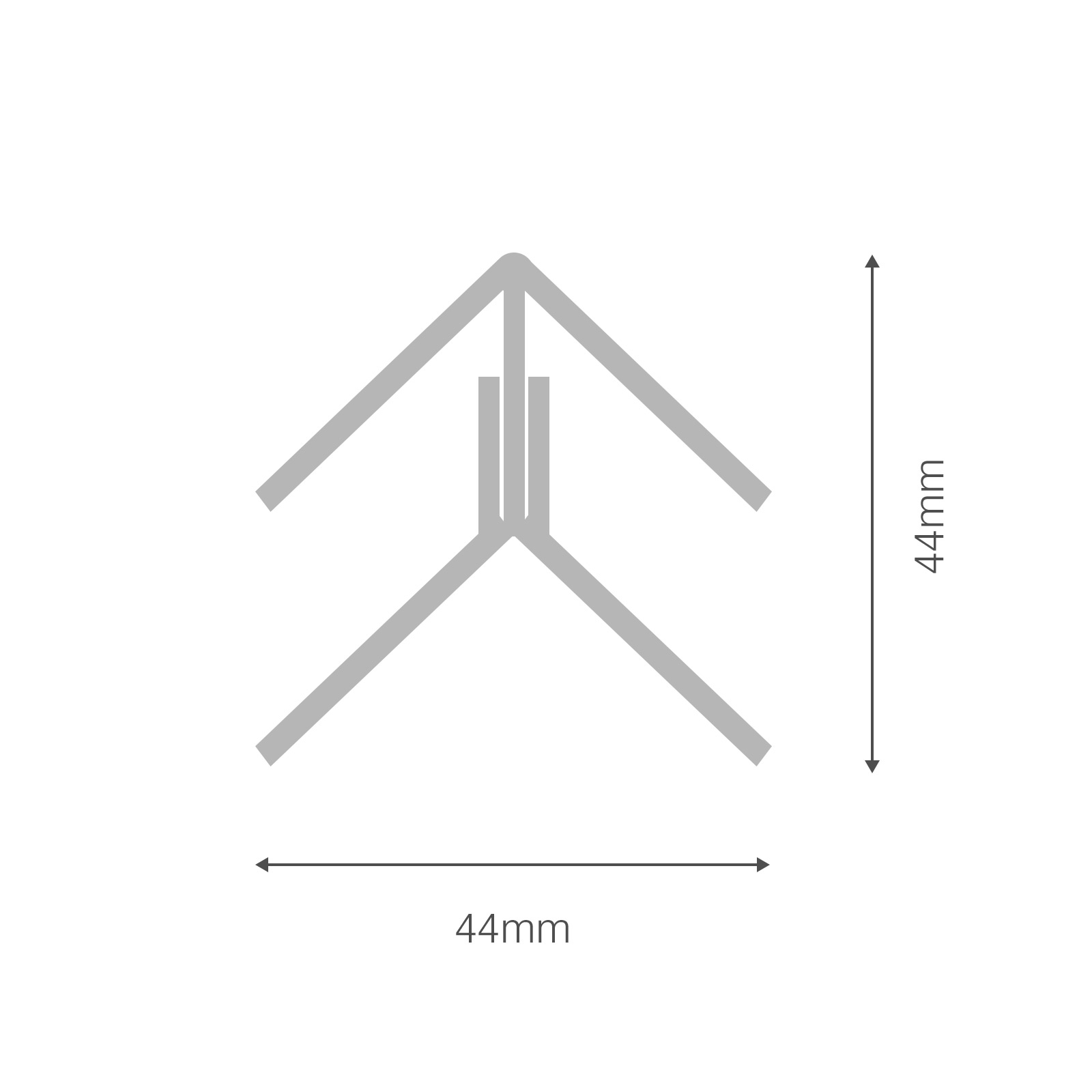 uPVC Shiplap Cladding 90° Corner Trim