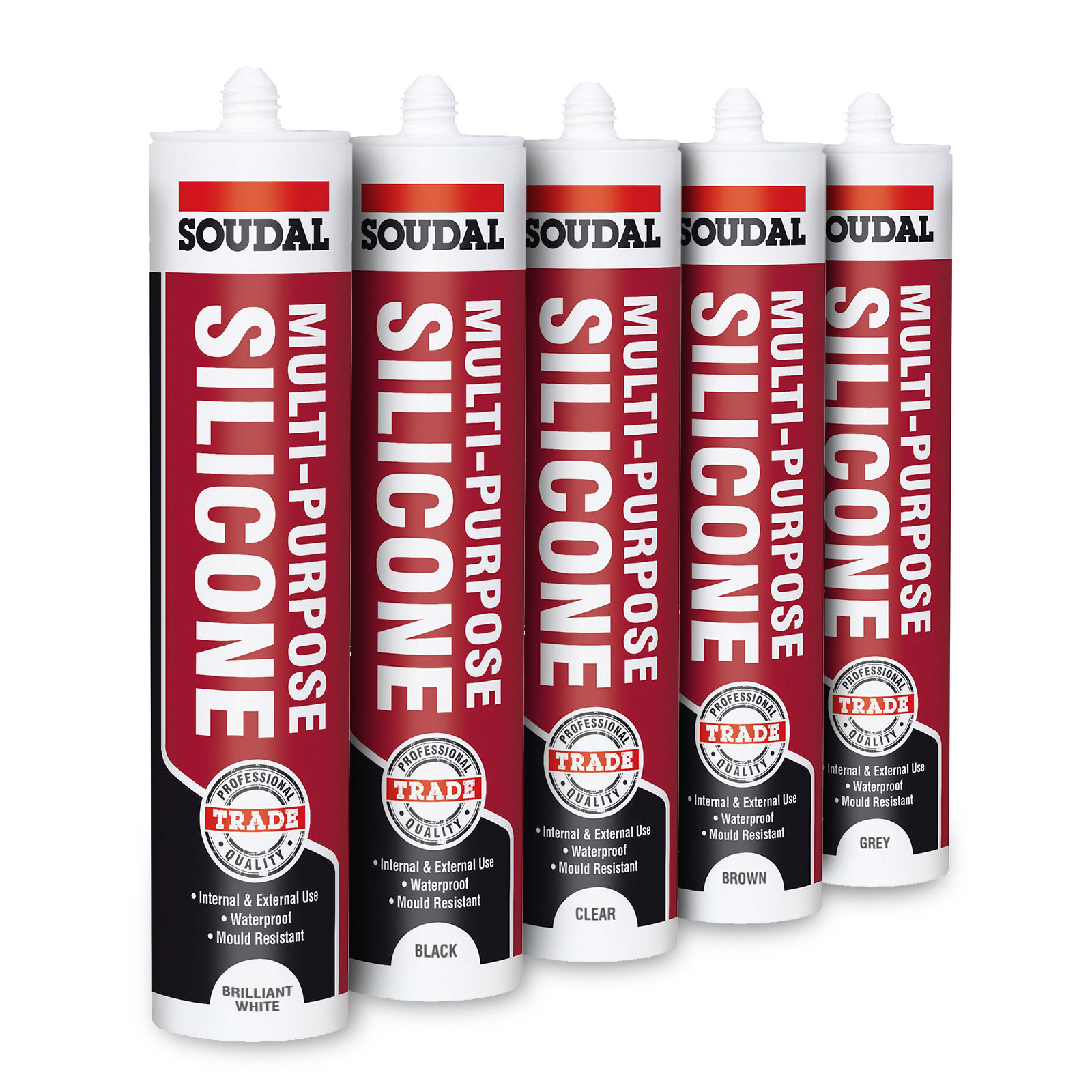 Soudal Trade Multi-Purpose Silicone Joint Sealant