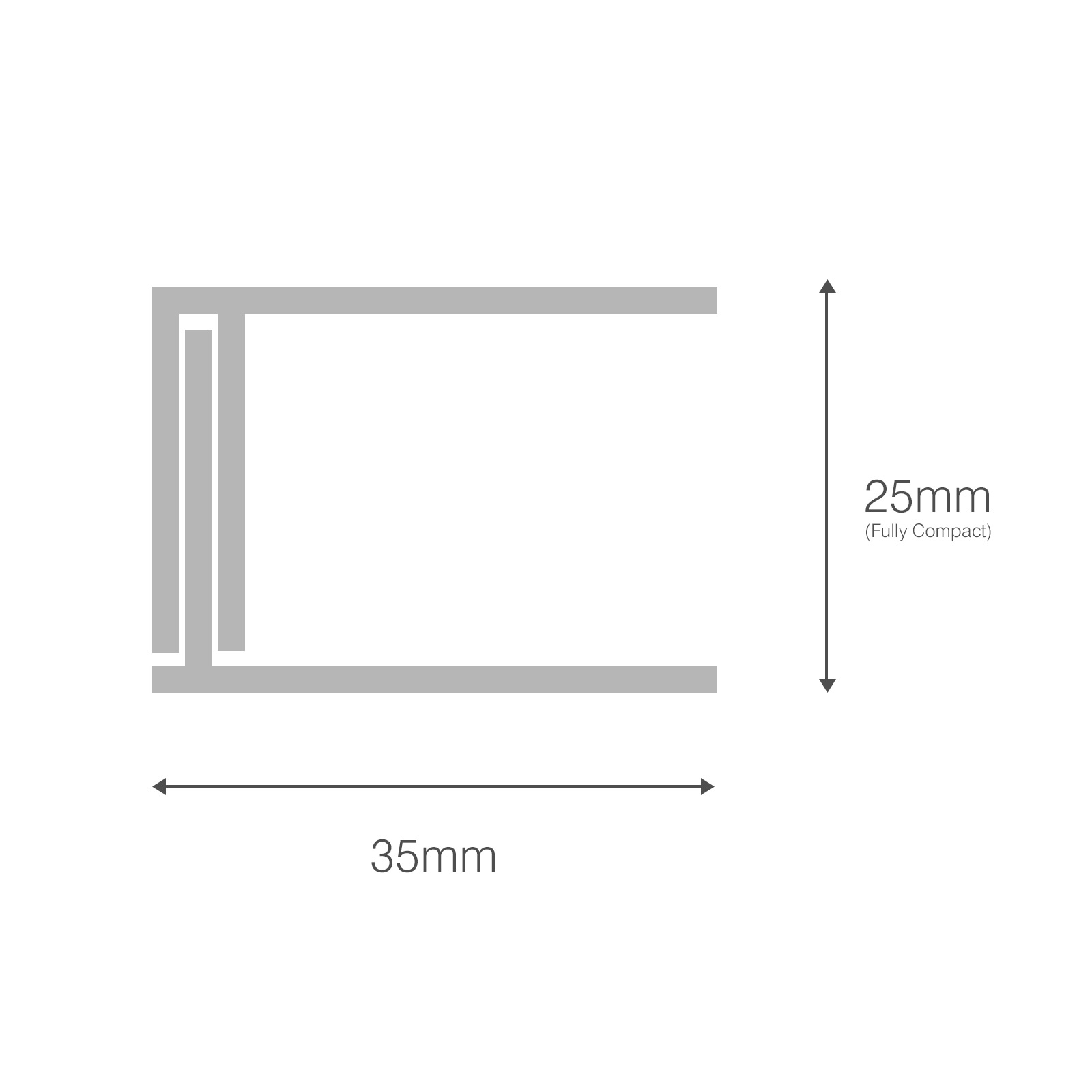 uPVC Shiplap Cladding Edge Trim