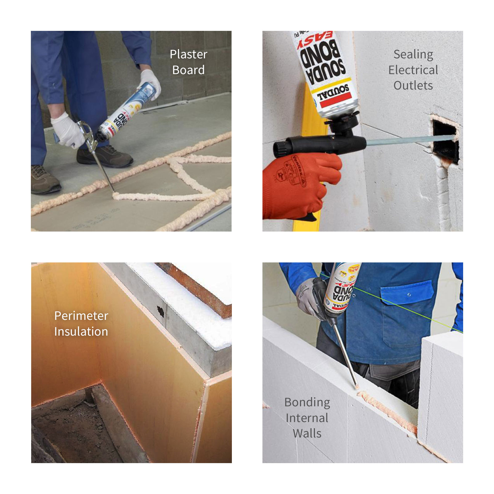 Applications of Soudabond Easy PU Adhesive Foam