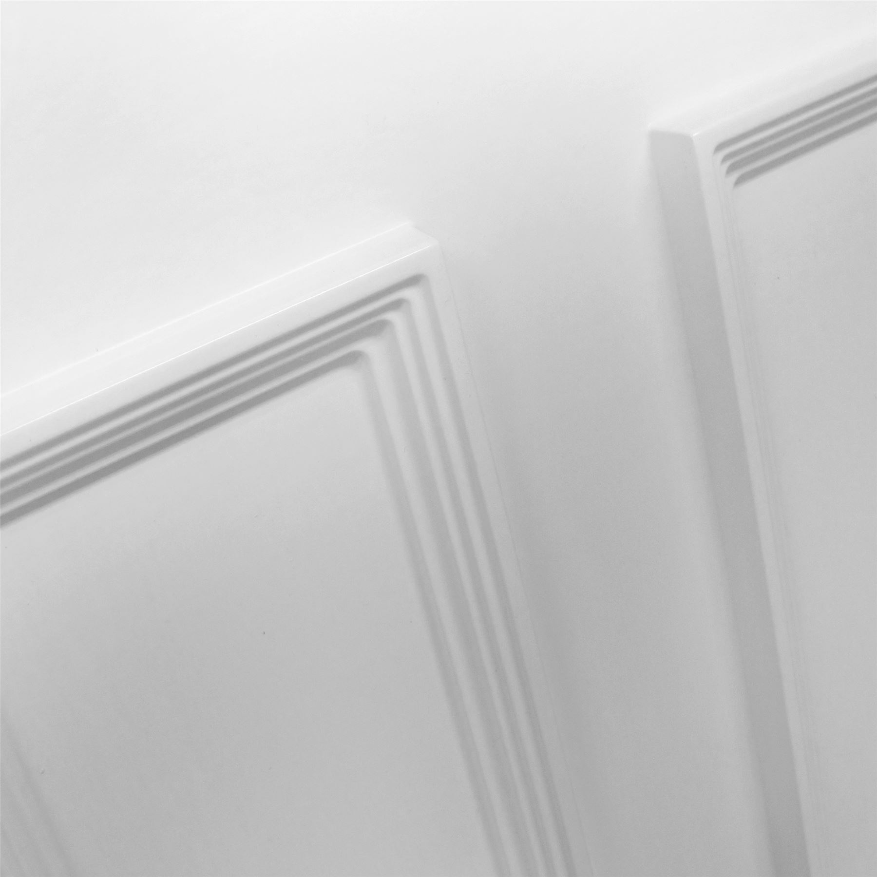 detail of moulding on Manor Raised Moulded Half uPVC Door Infill Panel (700mm x 900mm)