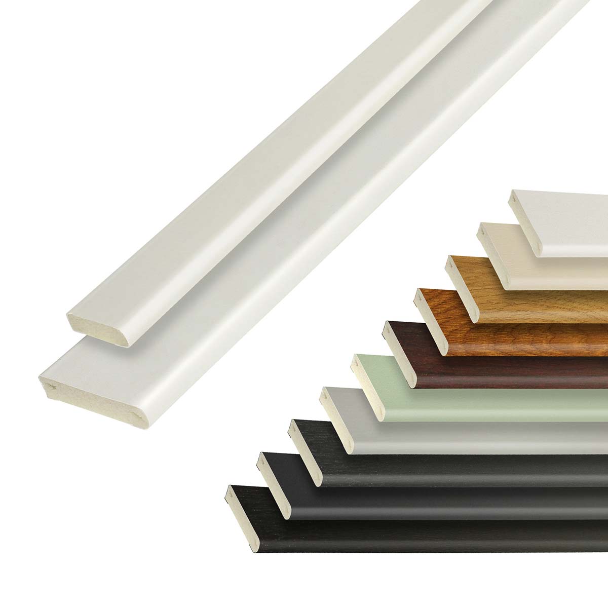 Cloaking Fillet uPVC Plastic Window Door Architrave Trim