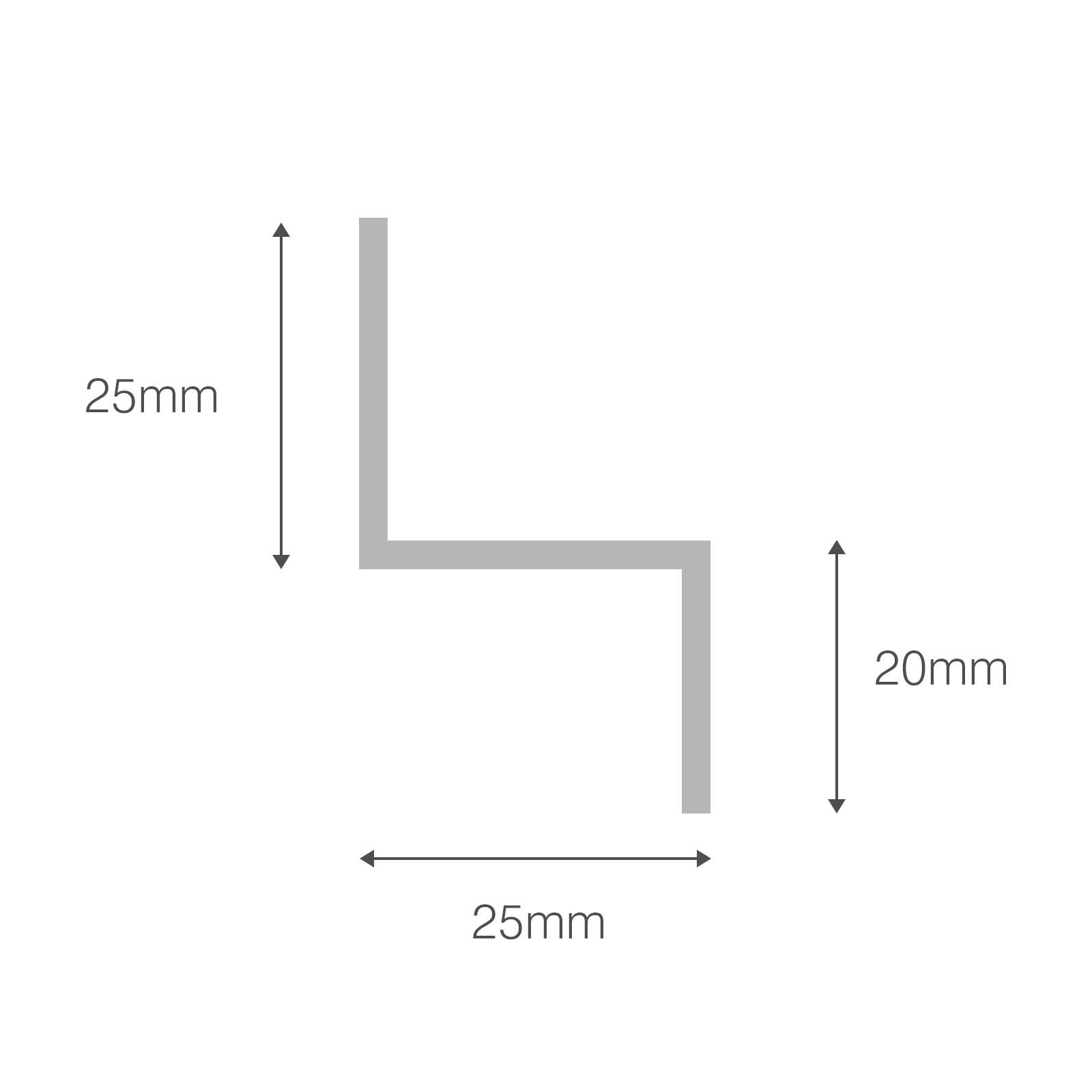 uPVC Shiplap Cladding Drip Trim