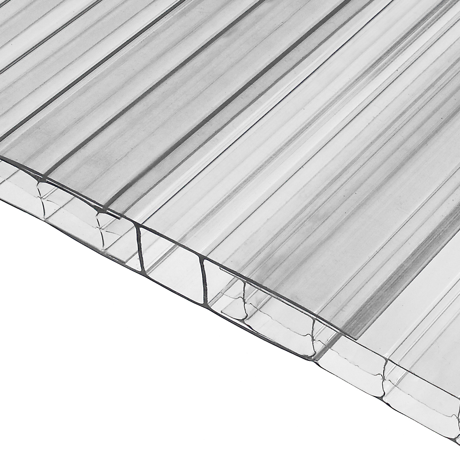 Example of SNAPA Polycarbonate H-Section (Clear) as joint trim