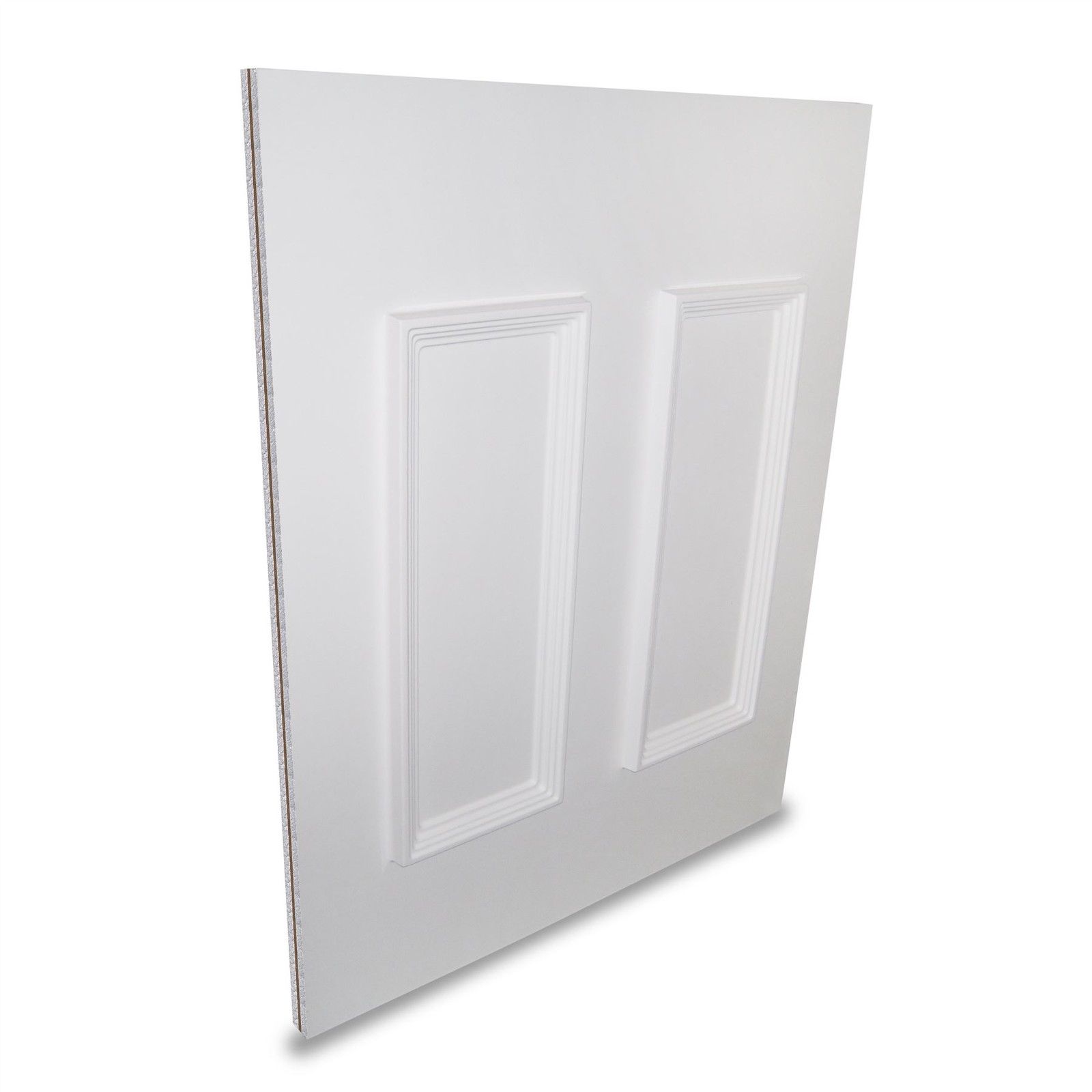 Choice of thickness on Manor Raised Moulded Half uPVC Door Infill Panel (700mm x 900mm)