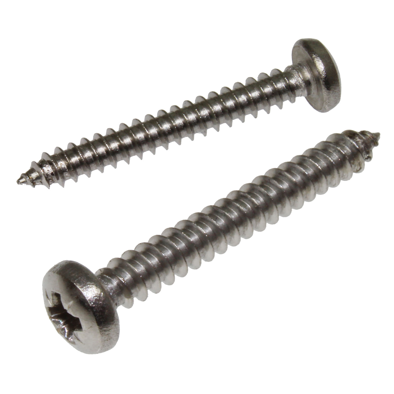 Small 32mm Stainless Steel Self-Tapping Pan Head Screws (50 Pack)