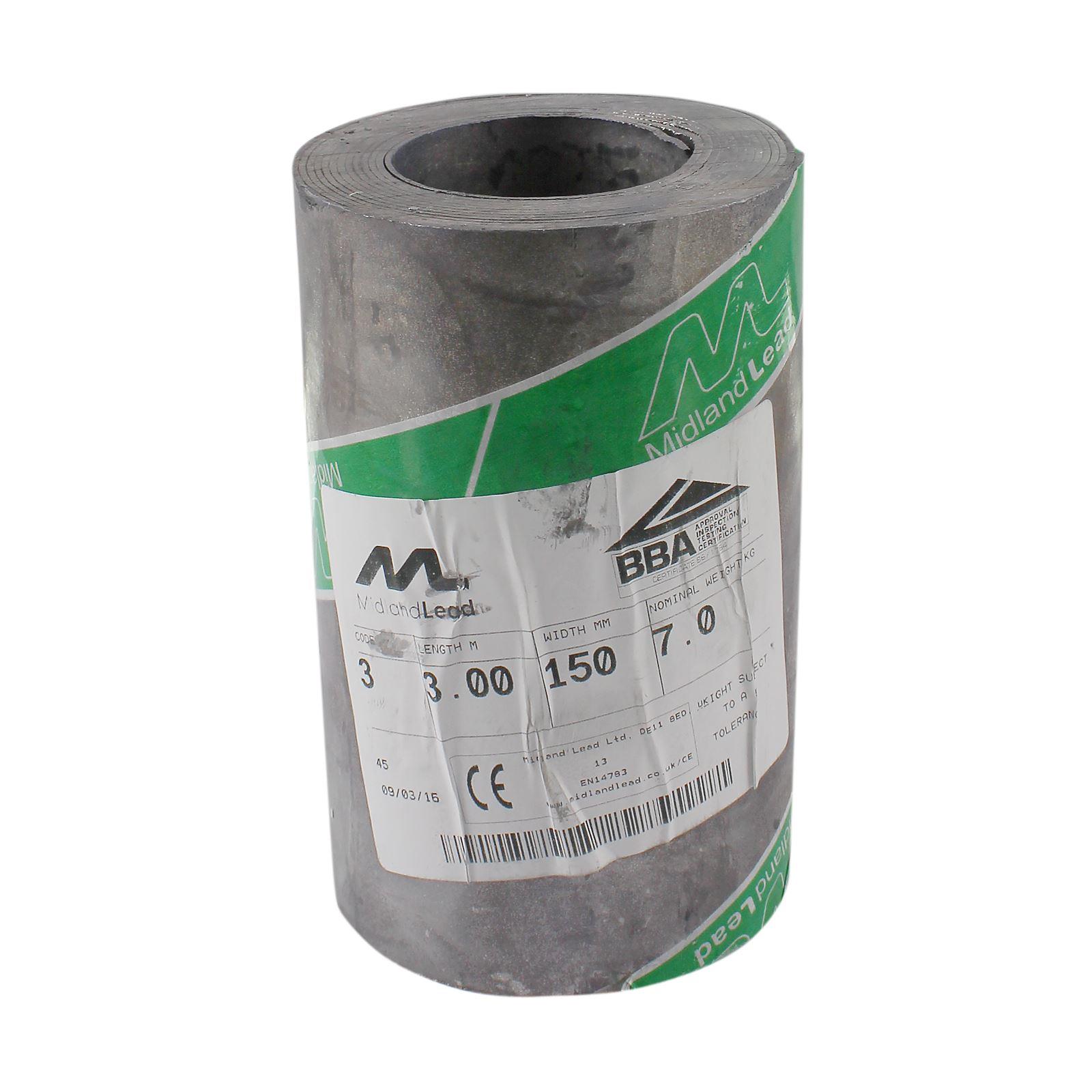 150mm (6") Lead Flashing Roll (Code 3)