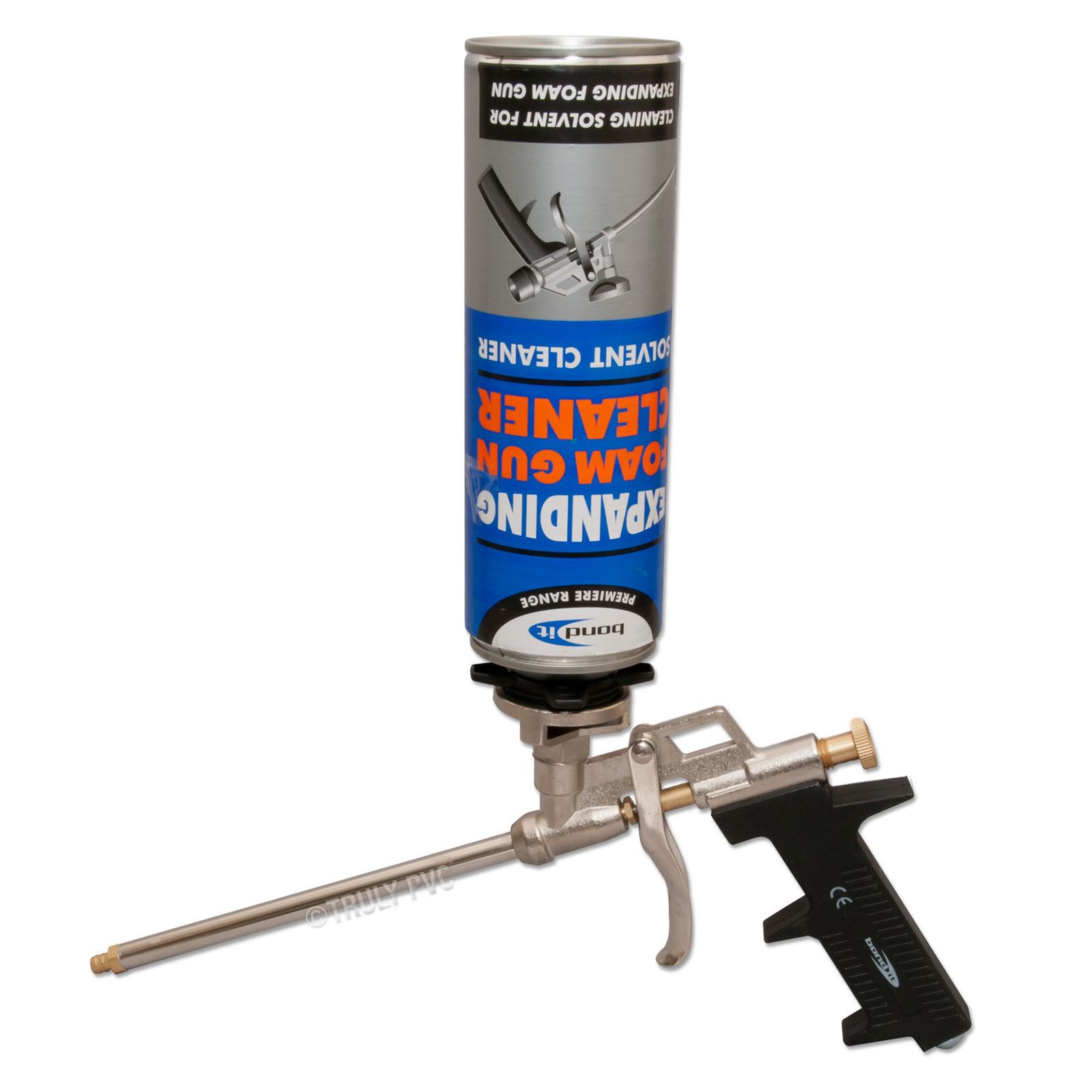 Pro PU Expanding Foam Gun + Cleaner