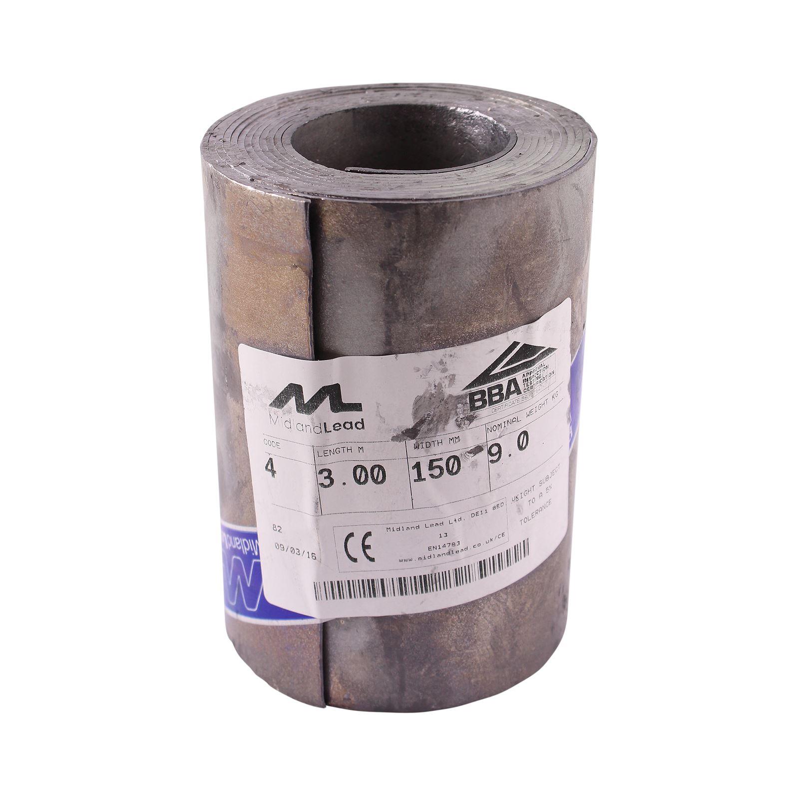 150mm (6") Lead Flashing Roll (Code 4)