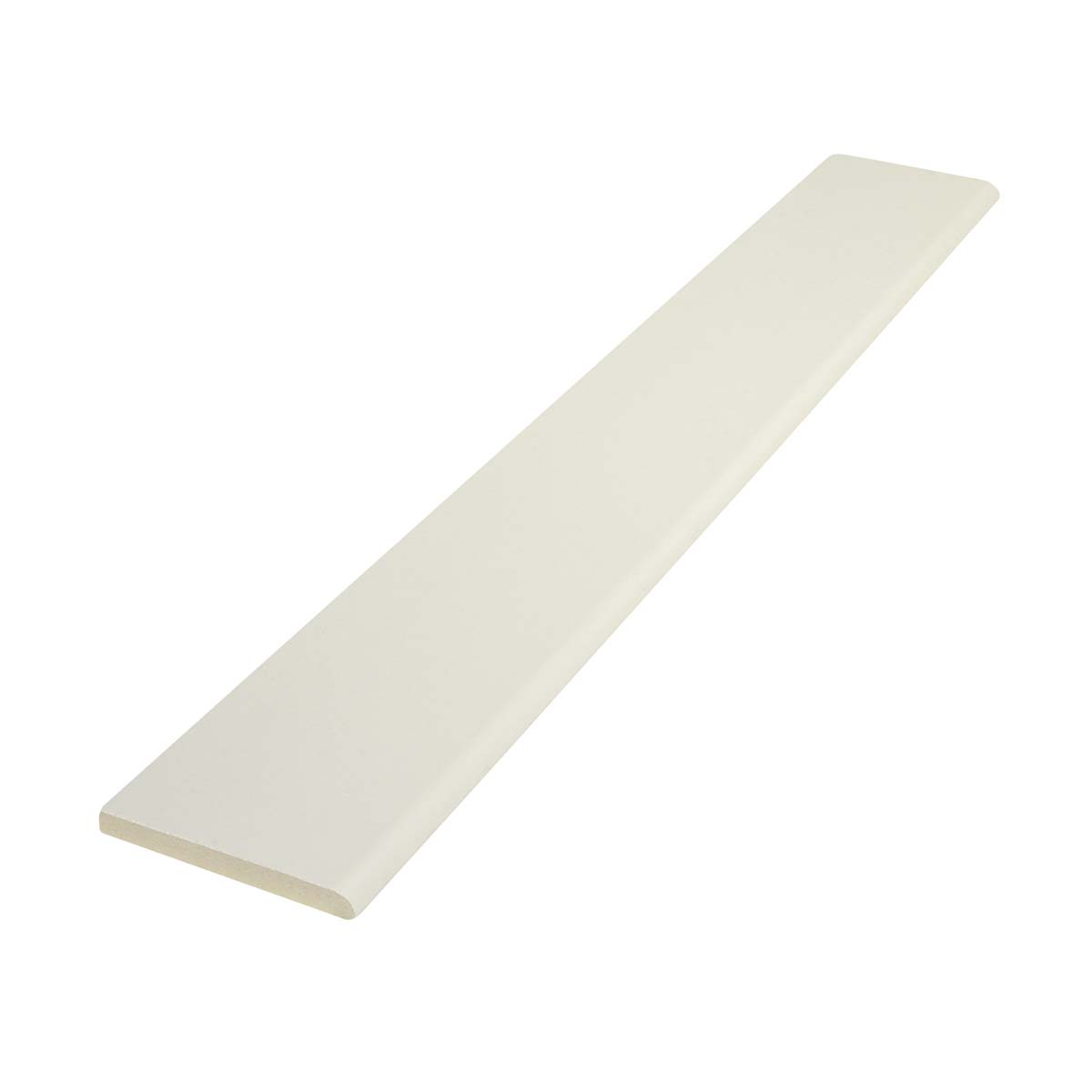 White Pencil-Round Architrave uPVC Plastic Window Finishing Trim