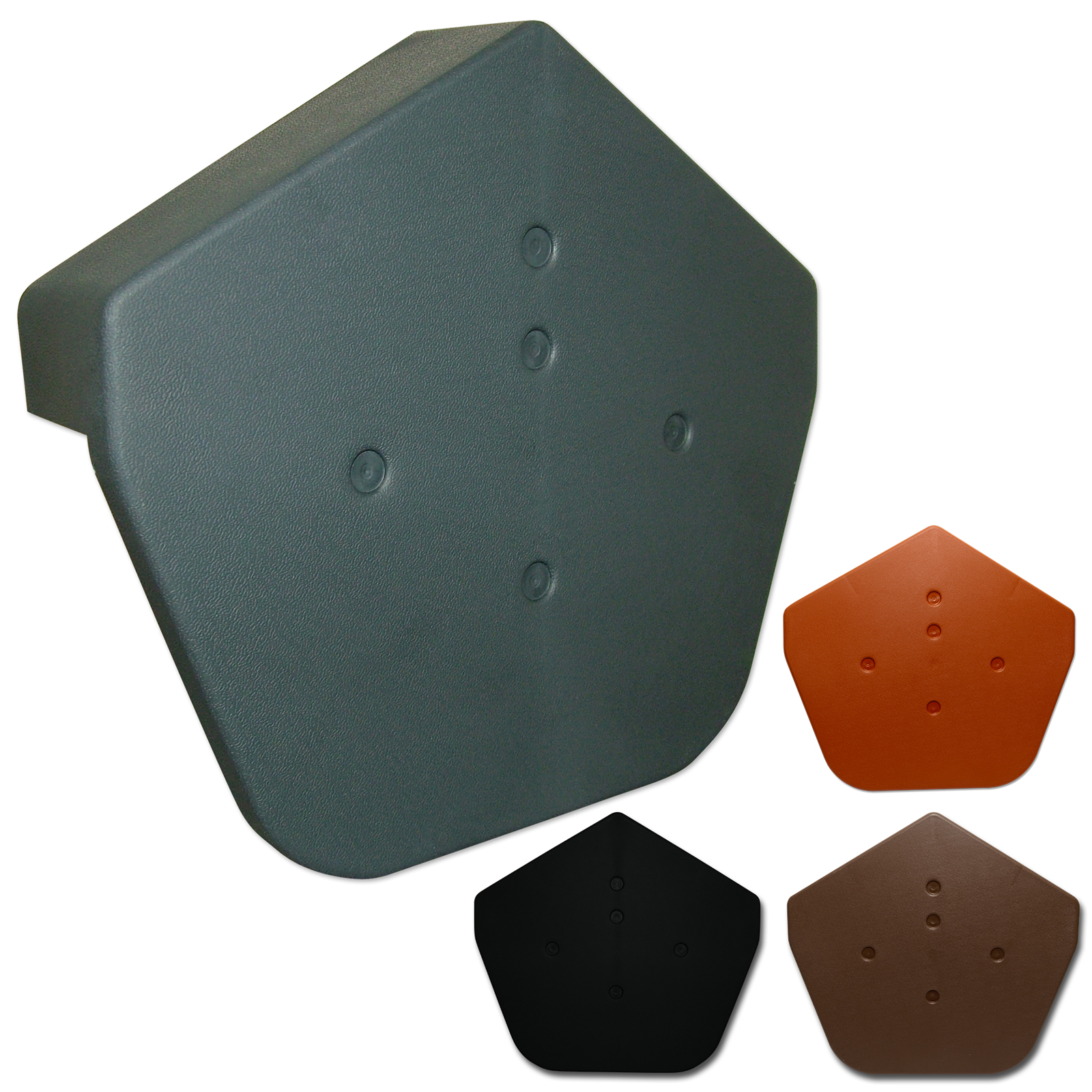 Angled Ridge End Cap for Klober Uni-Dry Dry Verge Roof Kit