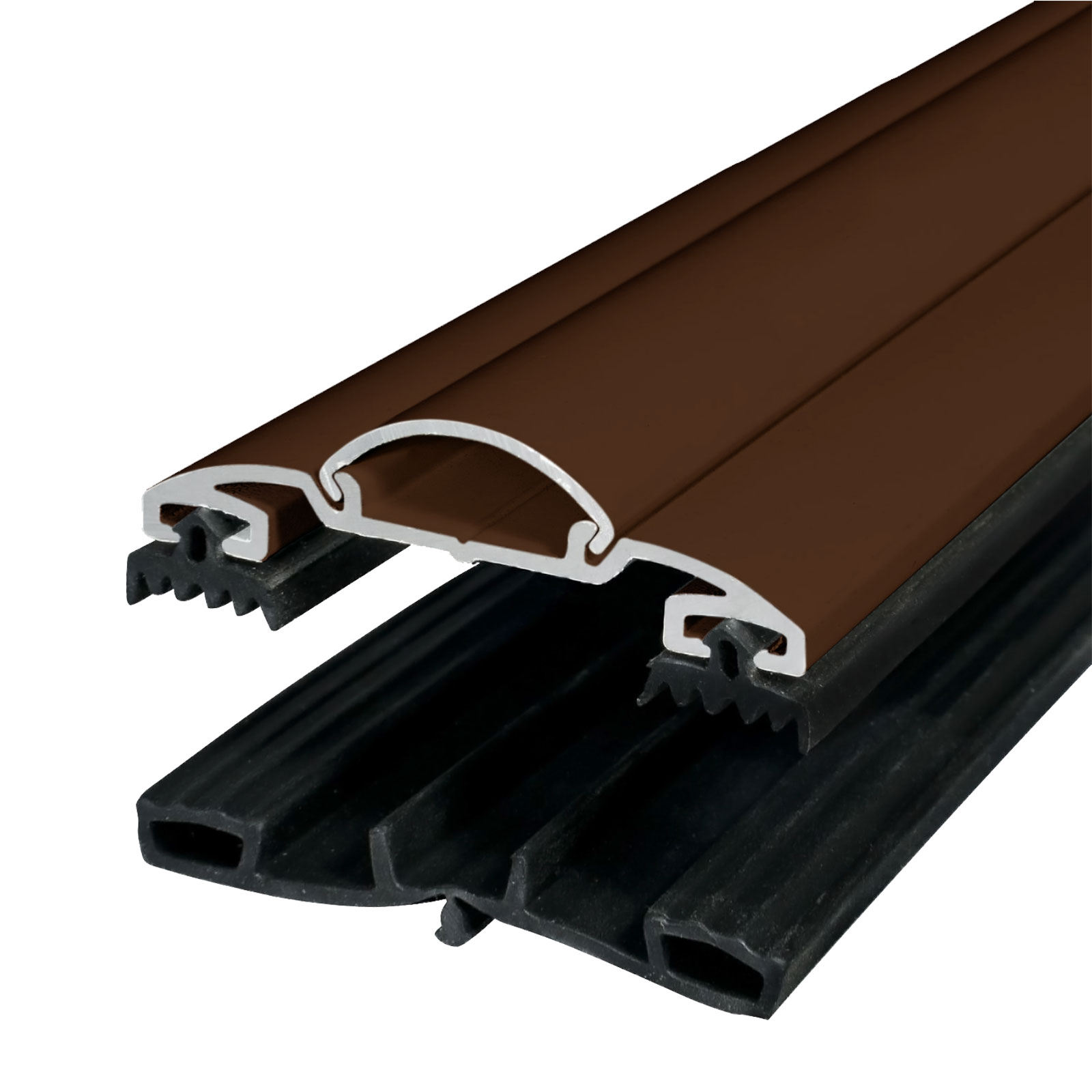 Brown 60mm Sunwood Screw-Down Glazing Main Bar for Conservatory Lean-to Roof