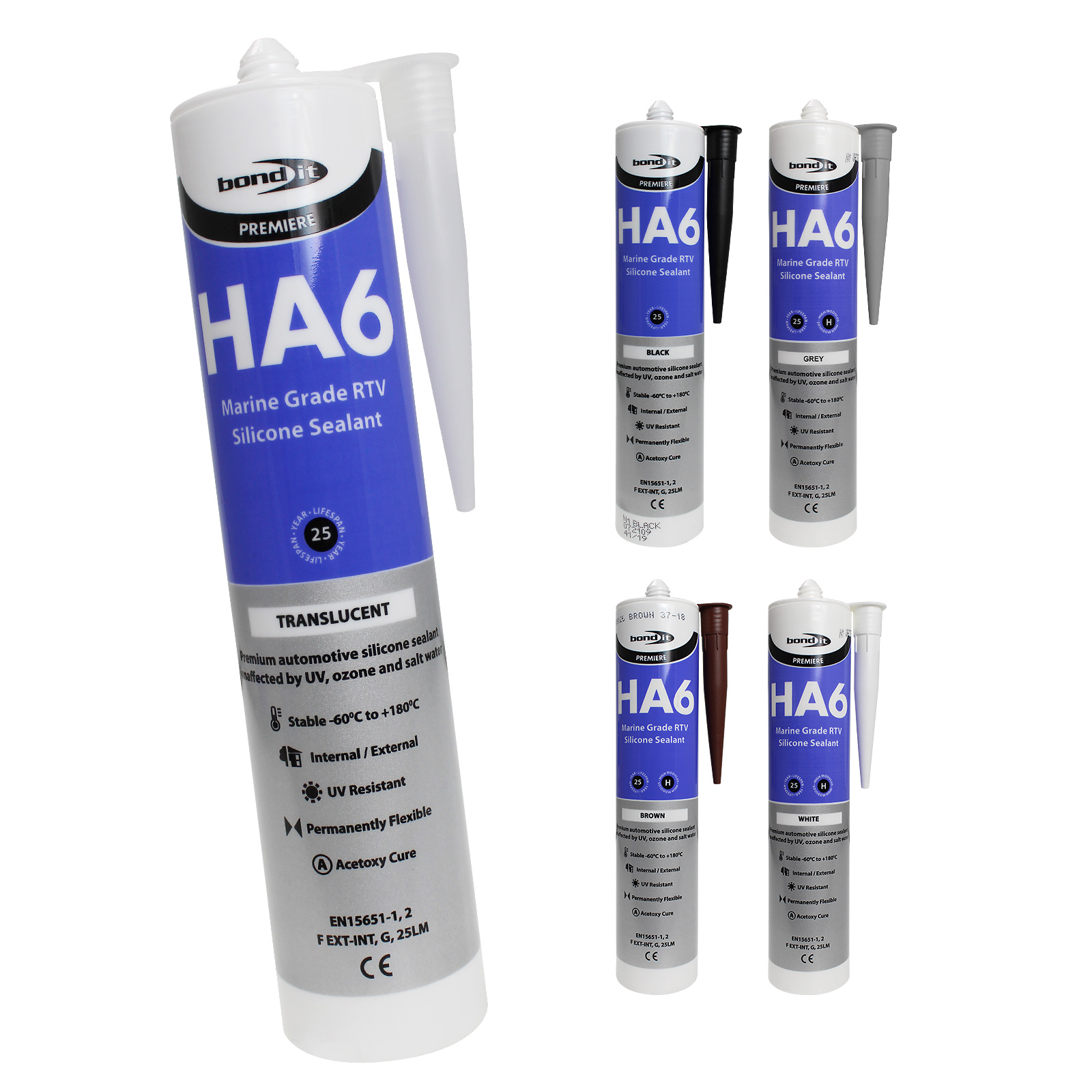 HA6 High Modulus RTV Fish-Safe Marine Silicone Sealant