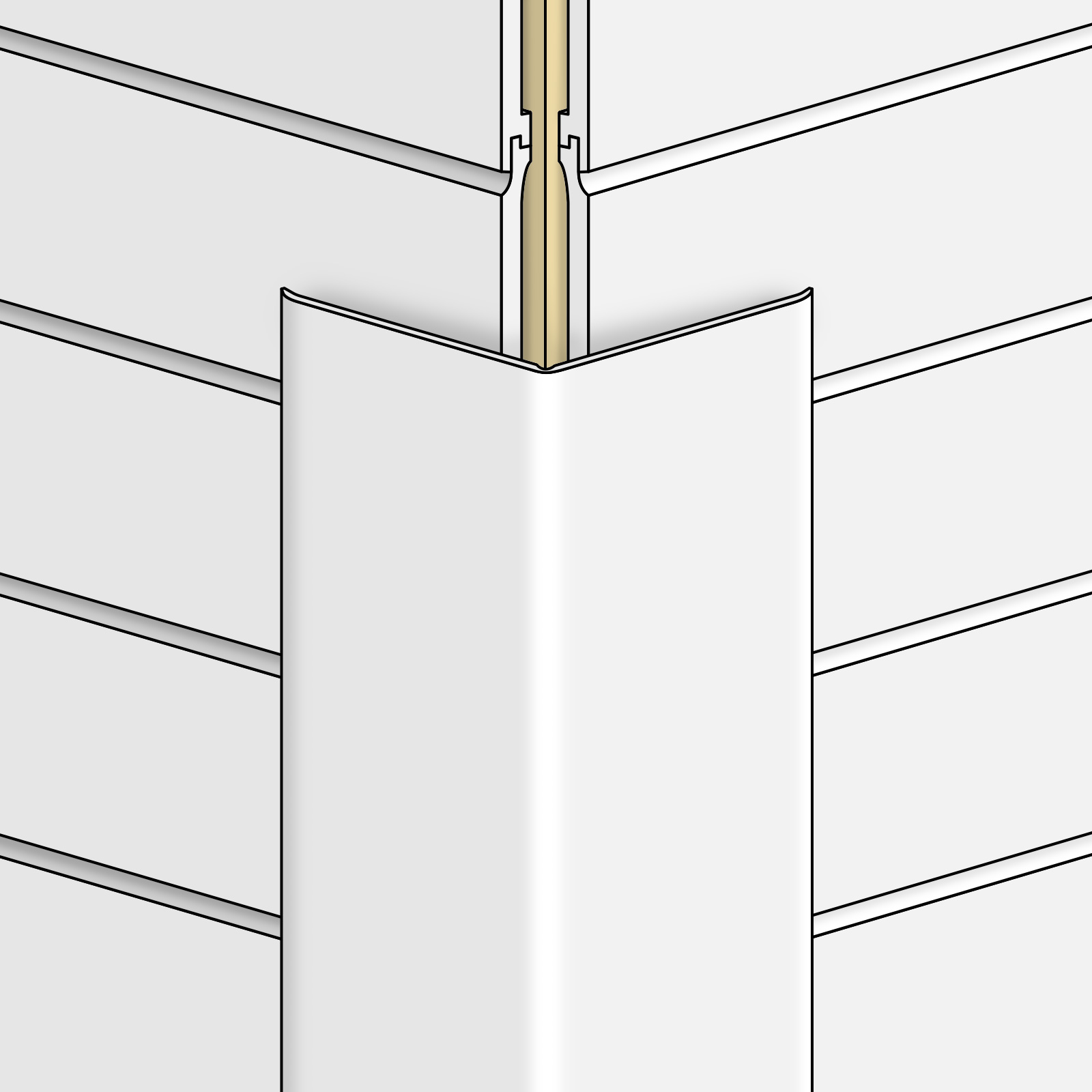 How the Flexi Angle Adjustable uPVC Plastic Folding Corner Trim